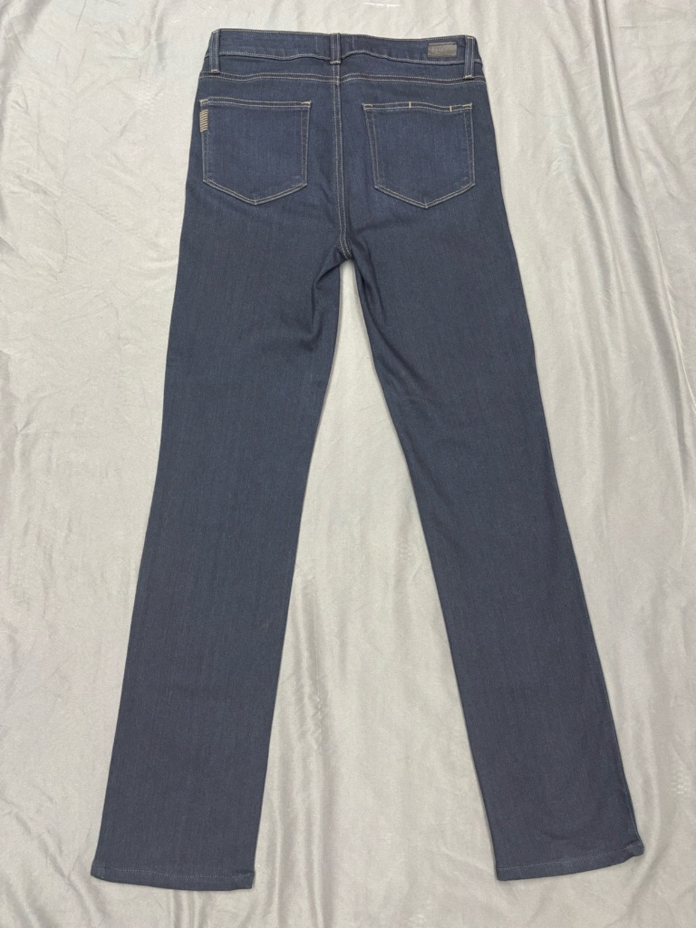 PAIGE Women's Dark Hoxtom Straight Leg Jeans - Picture 6 of 10